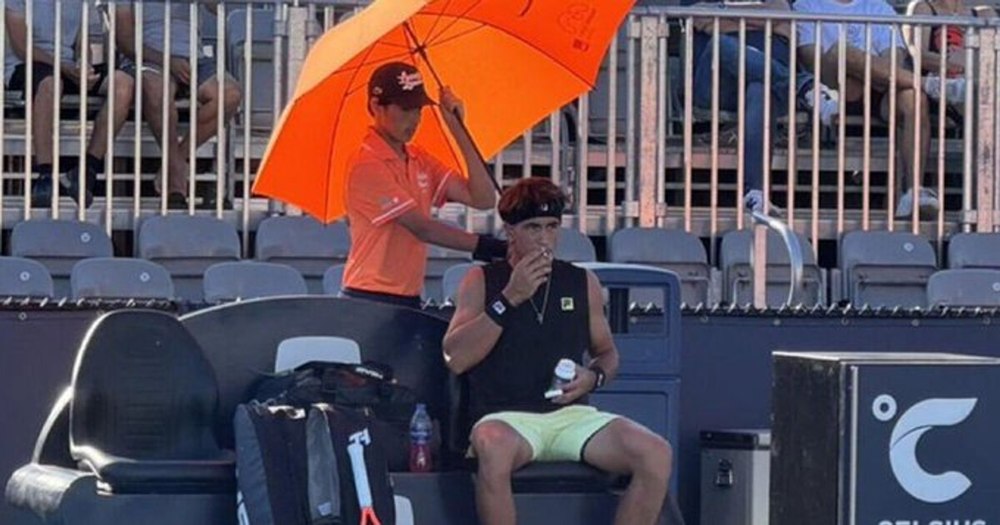 Gest incredibil la Miami Open. A fumat pe teren, după ce i-a cerut un foc arbitrului de scaun