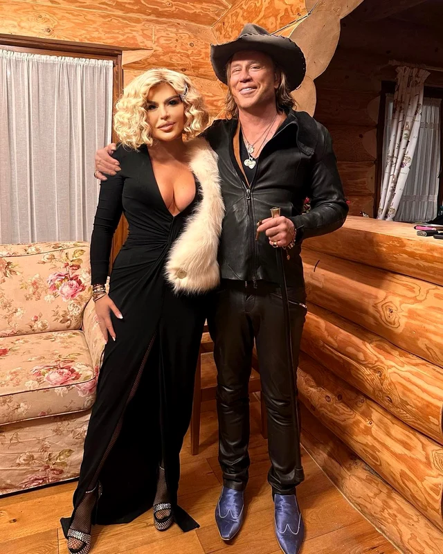 Loredana cu Mickey Rourke