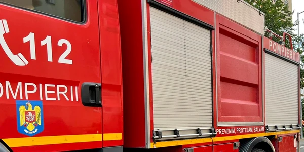 Bloc evacuat în Sibiu din cauza unei tigăi Foto ISU Sibiu jpeg