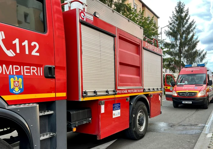 Pomperii intervin la fața locului FOTO: Arhivă
