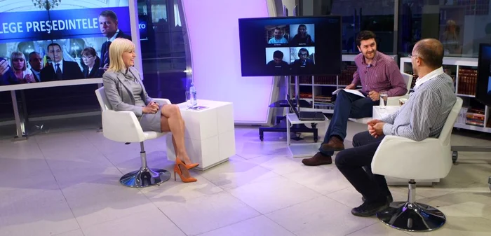 Elena Udrea la Adevarul Live FOTO Maran Iliescu