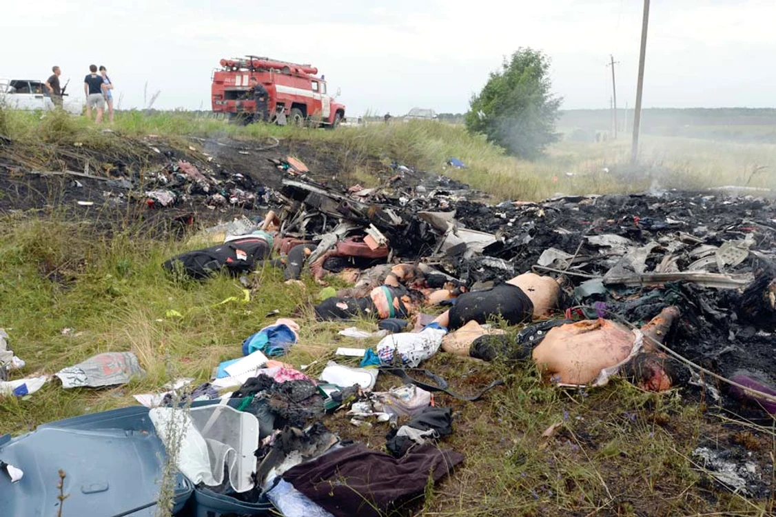 Imagini de coşmar la locul prăbuşirii