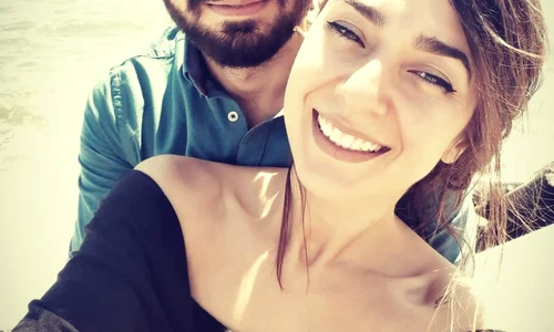 Bogdan Ioan şi iubita lui, Roxana Martin jpeg