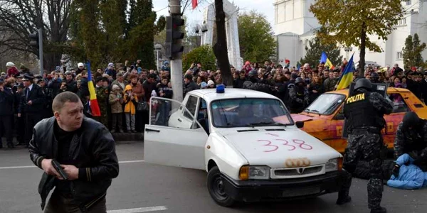 exercitiu demonstrativ 1 Decembrie Galati
