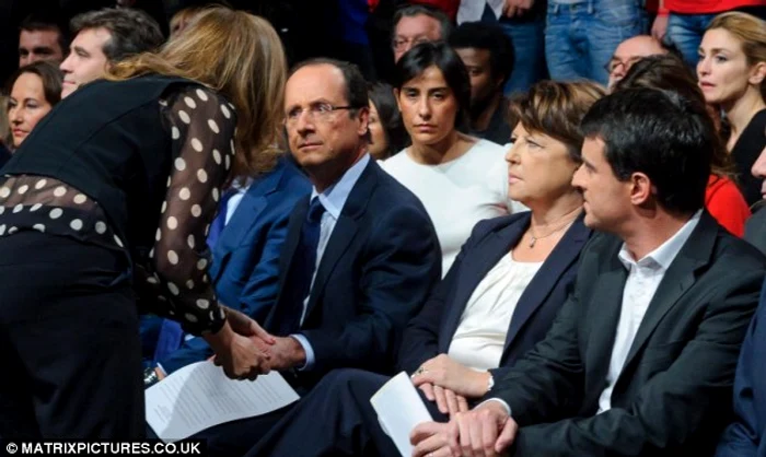Francois Hollande cu cele trei femei din viata lui
