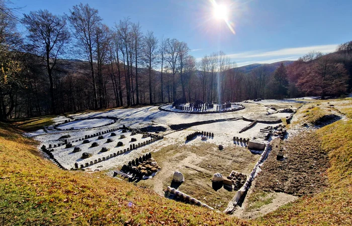 Sarmizegetusa Regia ar fi fost locul templelor unor divinități solare. FOTO: Administrația S.R.