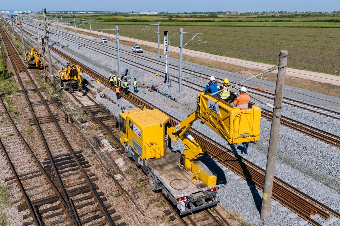 Proiectele de modernizare a căilor ferate, finanțate prin PNRR, aproape de finalizare. FOTO: CFR SA