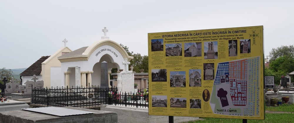 Primul cimitir digitalizat din ţară, deschis la Mureș. Istoria bisericii și a personalităților Transilvaniei, la un click distanță