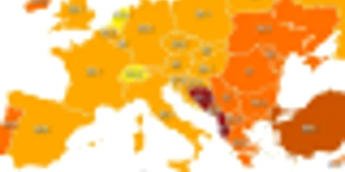 harta destepti vs prosti romani vs europeni