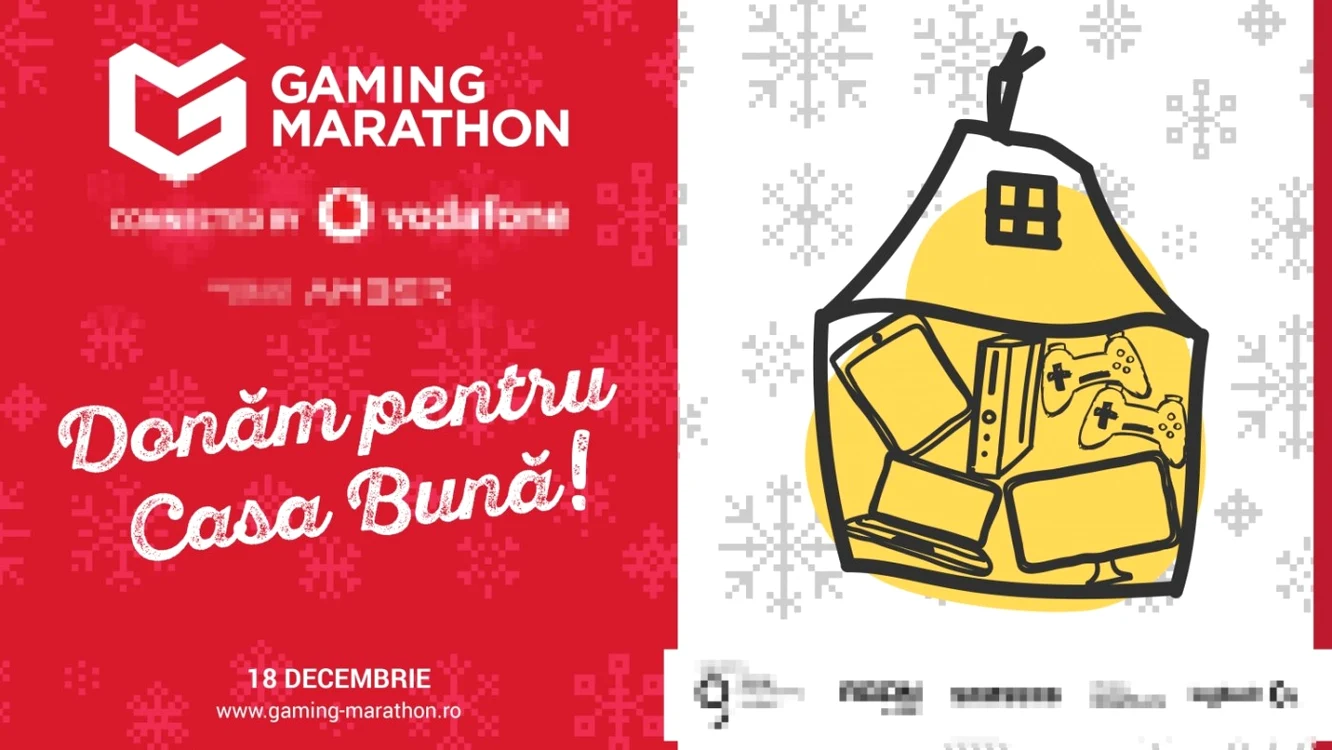 Gaming Marathon donatii Casa Buna