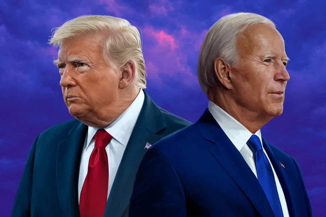 Fostul preşedinte american Donald Trump şi actualul locatar de la Casa Albă, Joe Biden