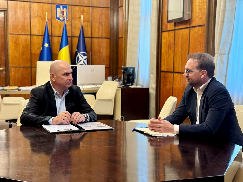 Ilie Bolojan și Dominic Fritz FOTO: FB 