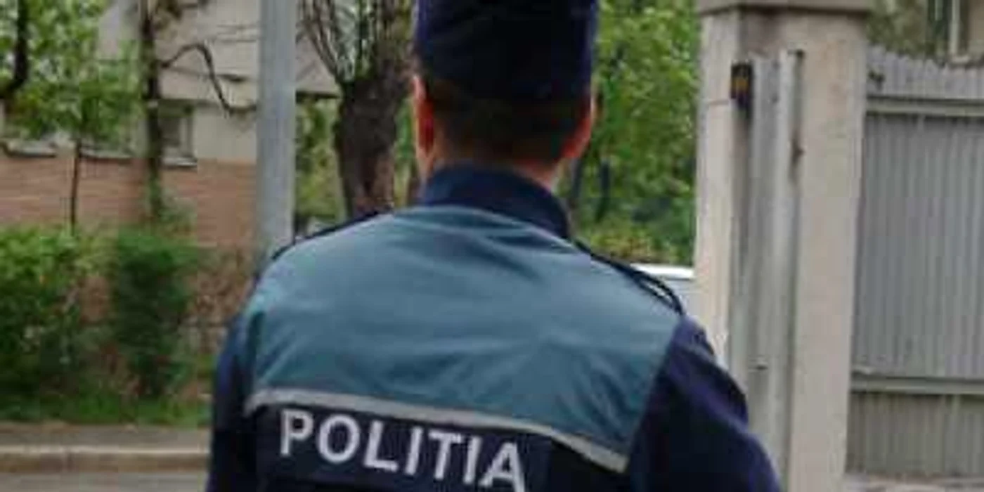 Poliţistul s-a ales cu lovituri zdravene
