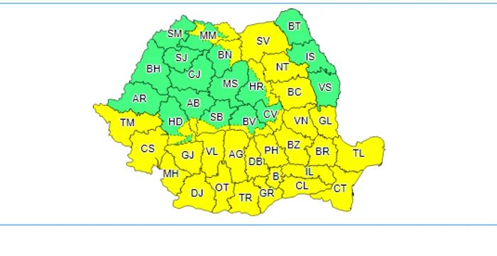 avertizare meteo