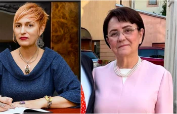 Ionela Neagoe, directoarea Colegiului Național „Gheorghe Lazăr” (D) și Andreia Bodea, directoarea Colegiului Național „I L  Caragiale”  jpg