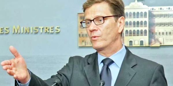 Ministrul german al Afacerilor Externe, Guido Westerwelle