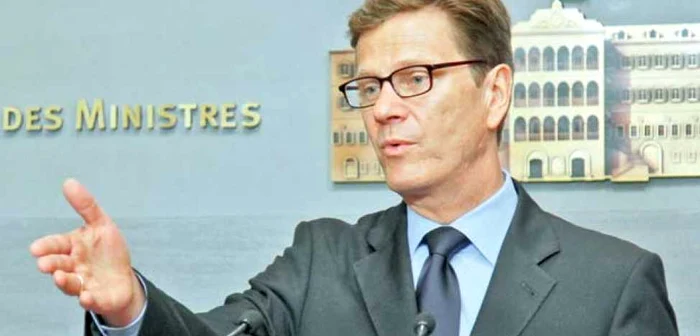 Guido Westerwelle, ministrul de Externe al Germaniei