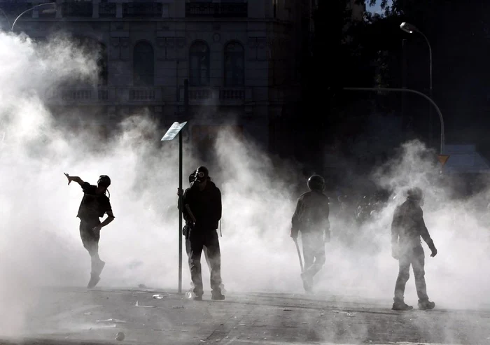 Protestele din Grecia în imagini