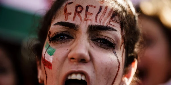 Protest la Berlin. Manifestație de solidaritate cu femeile din Iran. 22 octombrie 2022 | Foto EPA EFE