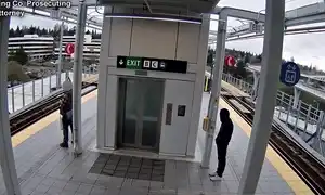 Impins in fata trenului gif