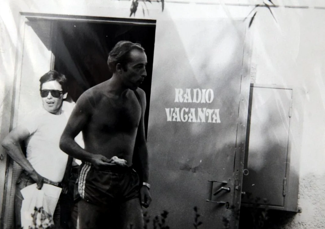Andrrei Partoş, la Radio Vacanţa Costineşti Arhivă personală Andrei Partoş