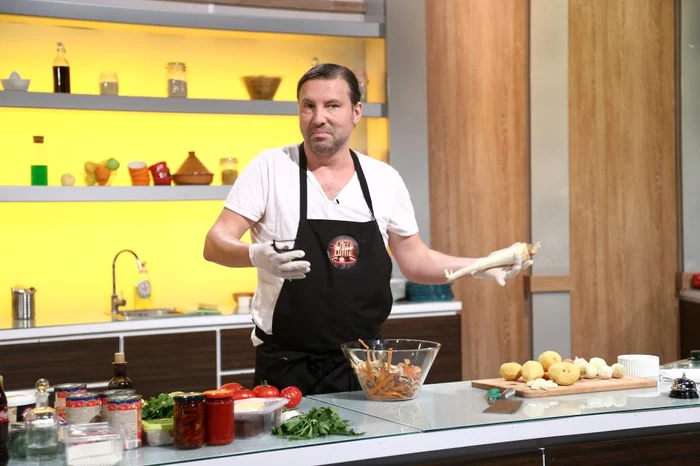 Caius Merșa a fost la show-ul de televiziune Chef la cuțite FOTO Antena 1