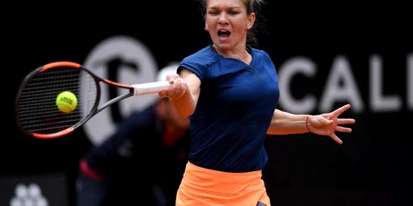  Simona Halep in partida contra olandezei Kiki Bertens FOTO Guliver / Getty Images / Michael Steele 