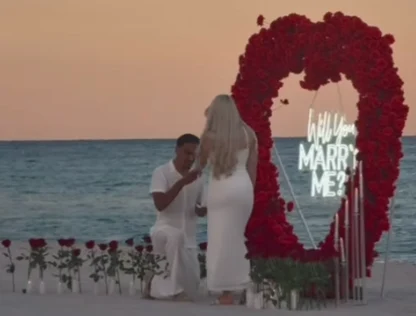 Cerere în căsătorie peste Ocean! Ștefan Baiaram și-a surprins iubita cu inelul, în America, în cel mai romantic cadru. „Singura femeie lângă care mă văd!”