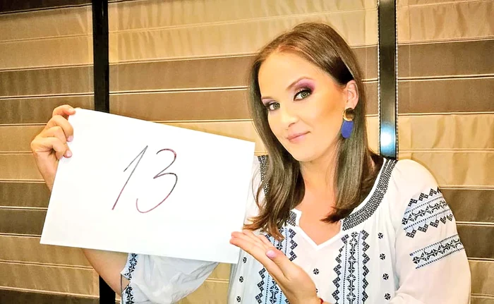 Numărul 13 îi poartă noroc și prezentatoarei tv Ioana Maria Moldovan