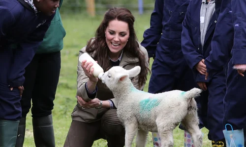 The Duchess Of Cambridge Visits Farms For City Children jpeg