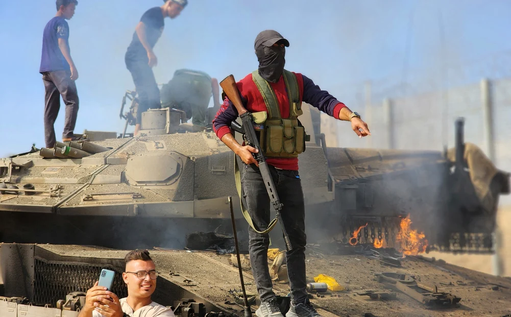 Hamas a lansat un atac devastator asupra Israelului FOTO Profimedia