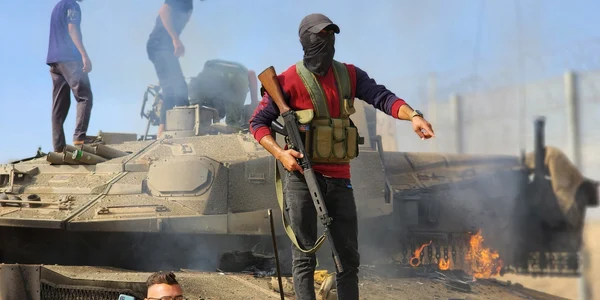 Militanti Hamas iau parte la asaltul din Israel FOTO Profimedia jpg