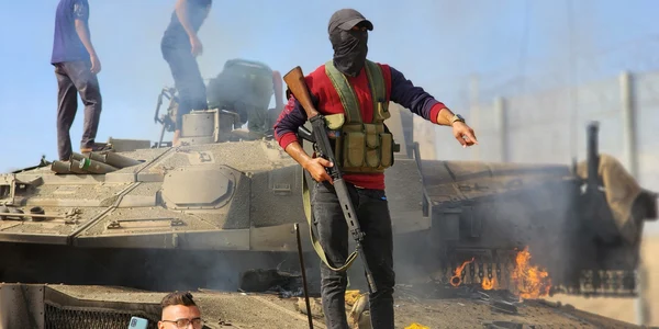 Militanti Hamas iau parte la asaltul din Israel FOTO Profimedia jpg