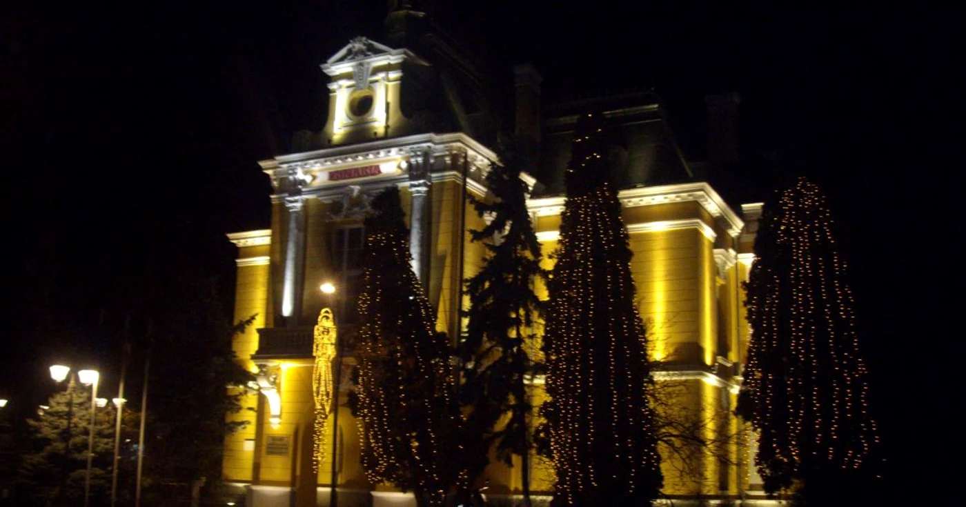Iluminat festiv la Botoşani