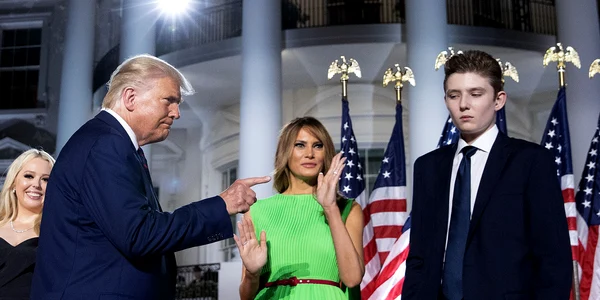 trump melania barron gettyimages 1269531212 jpeg