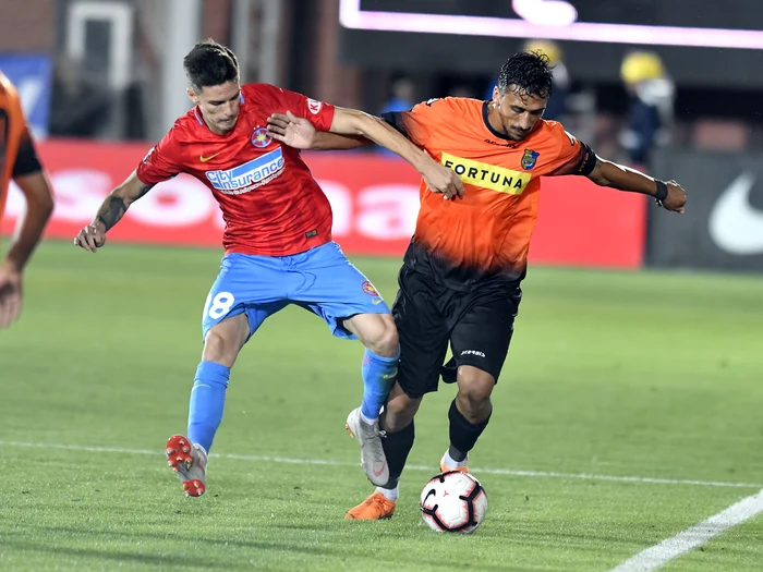 Dennis Man a marcat primul gol în victoria lui FCSB cu Dunărea CălărașiFoto: sportpictures.eu