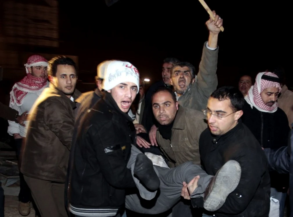 Protestatari iordanieni FOTO AFP