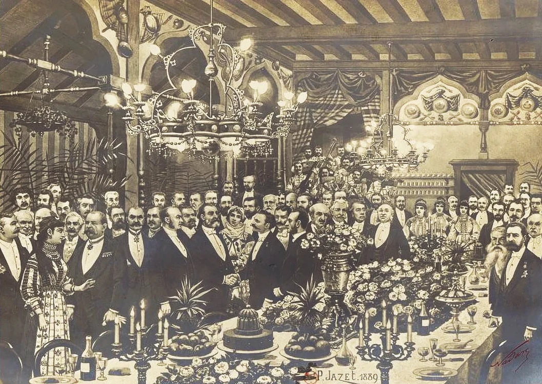 Inaugurarea pavilionului României, cu un dineu oferit oficialilor francezi