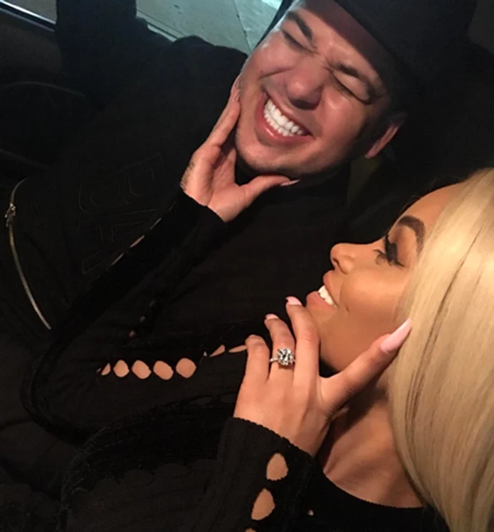 blac chyna rob kardashian engaged png