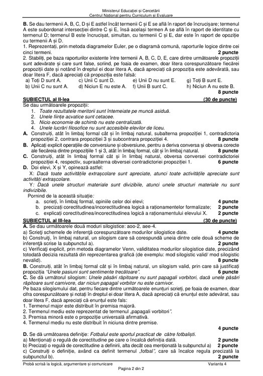 Bacalaureat 2025 - sesiunea de toamnă. Elevii au susținut proba la alegere a profilului. Subiecte și bareme de corectare 58 image
