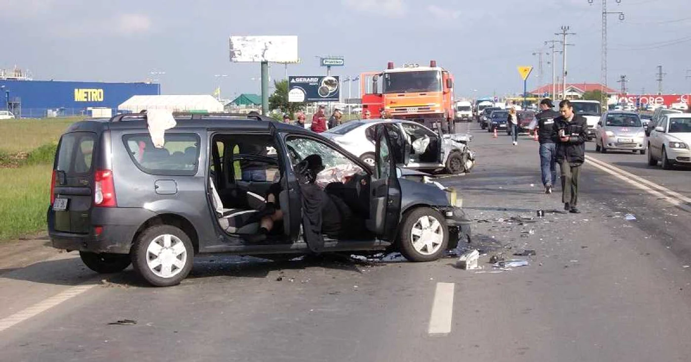 Accidentul a blocat DN1B timp de 45 de minute Foto: arhivă
