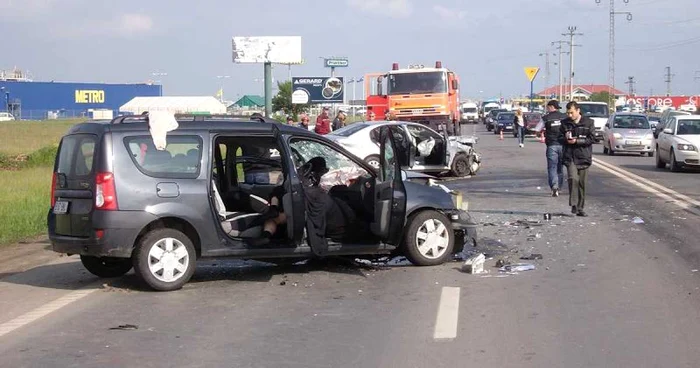 Accidentul a blocat DN1B timp de 45 de minute Foto: arhivă