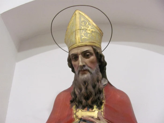 Statuia Sfântul Gerhard de Cenad în muzeul Episcopiei Romano-Catolice din Timişoara Foto: Ştefan Both
