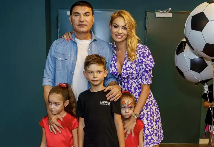 Valentina Pelinel și familia ei / foto: Social media 