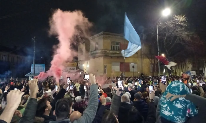 proteste serbia FOTO @SimeunovicBajic / X