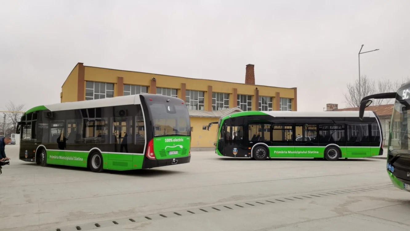 autobuzele electrice din slatina