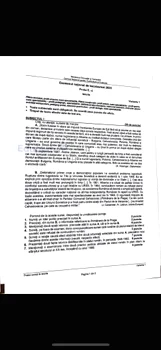 Subiect Bac 2025 Istorie