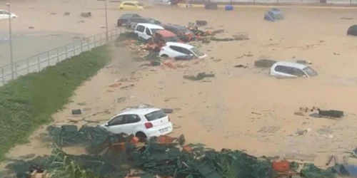 ploi abundente inundatii spania foto twittwer Meteohuelva