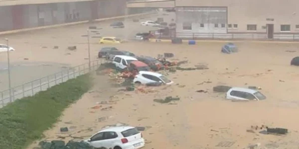 ploi abundente inundatii spania foto twittwer Meteohuelva