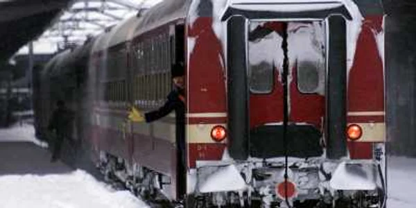 Trenul plecase din Râmnicu Vâlcea spre Sibiu (arhiva)